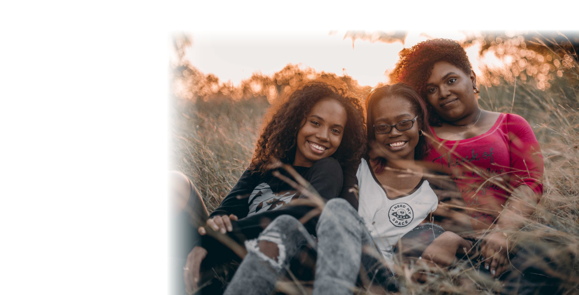 beautiful girls smiling